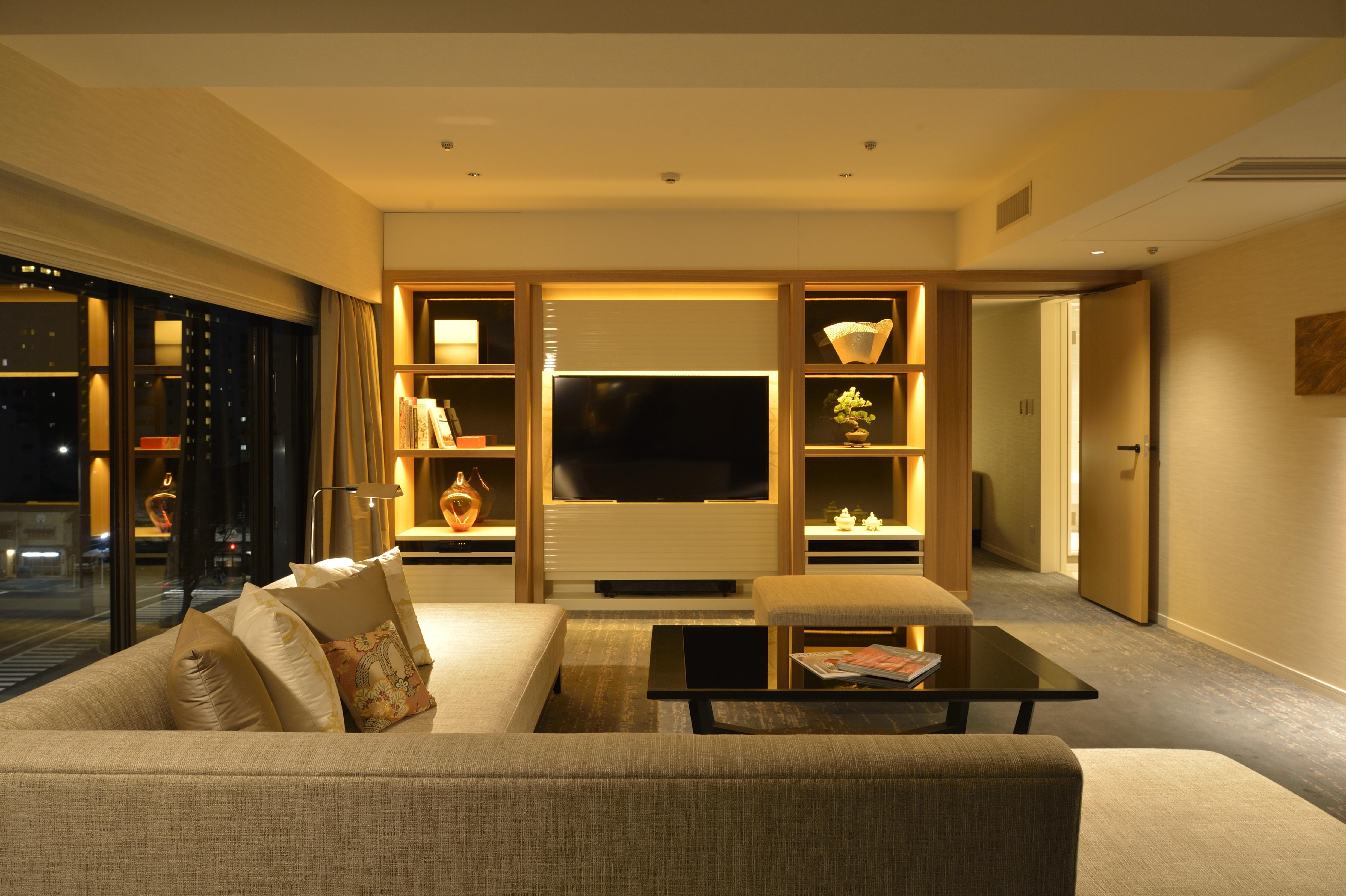Kyoto Tokyu Hotel Esterno foto A living room in a suite at the Mandarin Oriental, Tokyo